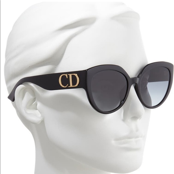 Dior 56mm Cat eye sunglasses AUTHENTIC NEW - Picture 2 of 9